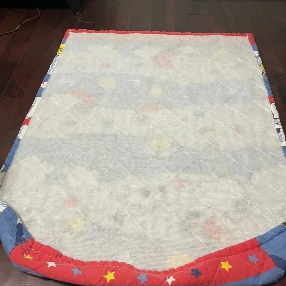 Vintage Snoopy Baby Toddler Comforter Top 42x57